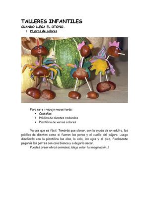 TALLERES INFANTILES