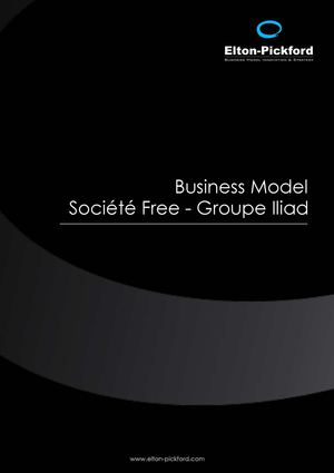 Etude du Business Model de Free - Groupe Iliad