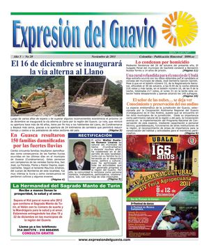 EXPRESION DEL GUAVIO NOVIEMBRE 2011