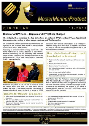 MasterMarinerProtect Circular 11/2011