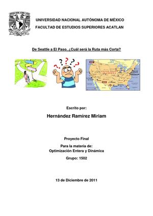 Proyecto Final de Optimización Entera y Dinámica