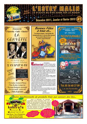 L'ESTEY MALIN N°39 - Décembre 2011, janvier et février 2012