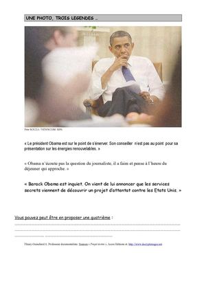 Photo de presse et légende