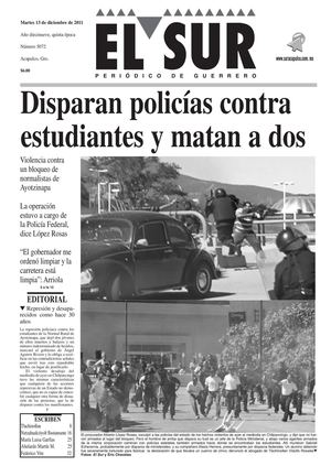 El Sur 13 de diciembre de  2011.