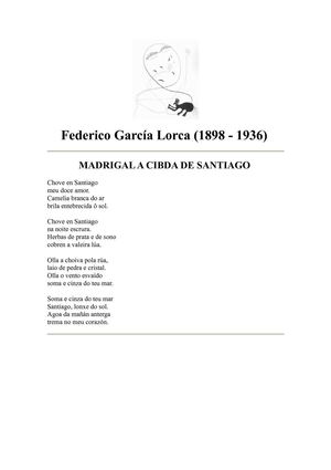 Seis poemas galegos de Federico García Lorca