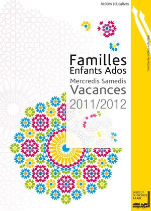 Programme des activités enfants et familles 2011-2012