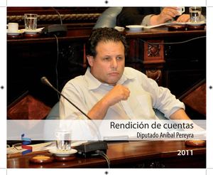 Rendición de cuentas | Diputado Aníbal Pereyra