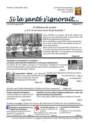 Si la santé s'ignorait - Edition n°1