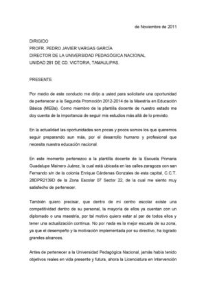 ¿Mis intereses y expectativas para estudiar la Maestría en Educación Básica?