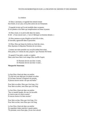 textes humoristiques