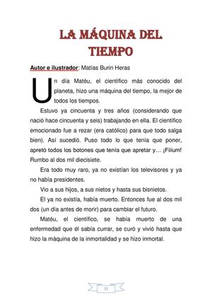 Los cuentos de Matías Miguel 2011