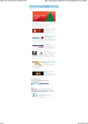 Portal da Juventude - Newsletter #25 | Dezembro 2011
