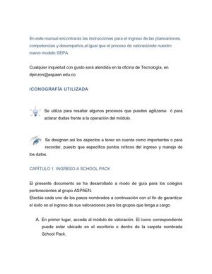 Manual Docentes ColRosario School Pack