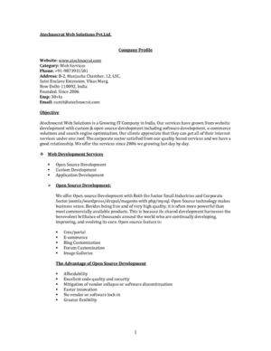 Atechnocrat Web Solutions Pvt. Ltd. Profile