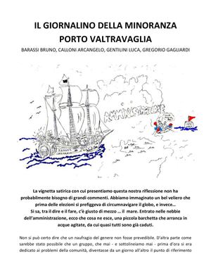 IL GIORNILINO DELLA MINORANZA. COMUNE PORTO VT