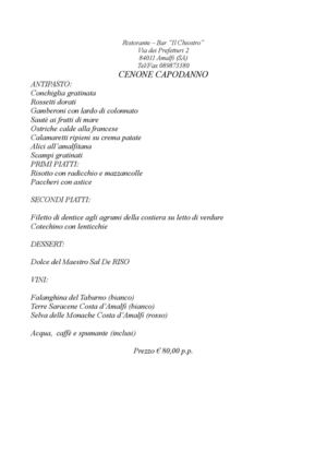 Ristorante Il Chiostro