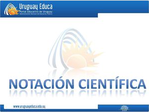 La notación científica