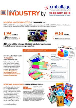 The Multi Industry sector at the EMBALLAGE 2012 Exhibition