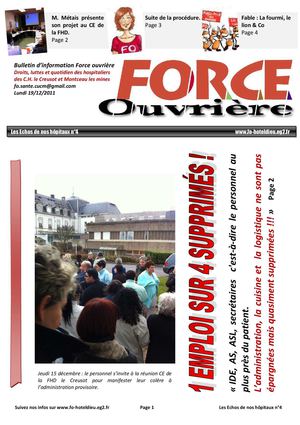 Les Echos de nos hôpitaux n°4