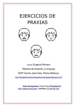 ejercicios de praxias para tutores