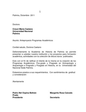 Anteproyecto Programas Académicos - Departamento de Historia