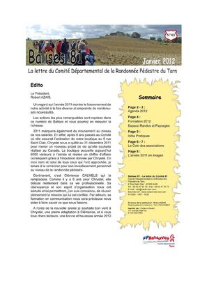 Balises 81 n°49 / Edition janvier 2012