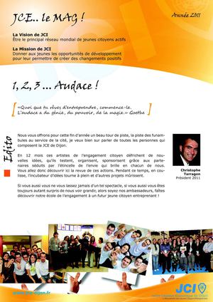 Magazine 2011 de la JCE de Dijon