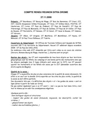 Compte rendu Réunion sitra 27.11.2008