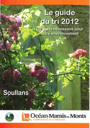 Calendrier de collecte Soullans 2012