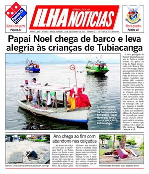 Jornal Ilha Notícias - Edição 1551 - 23/12/2011