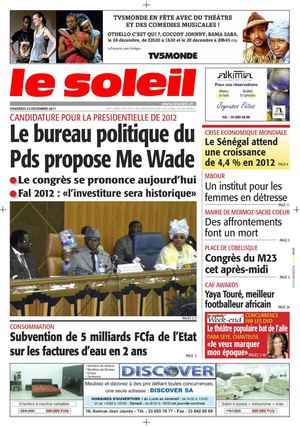 Edition du 23 Dec 2011