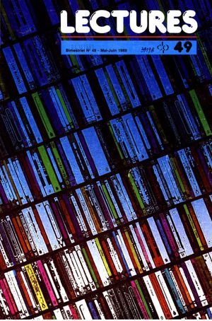 Lectures, 49, mai - juin 1989