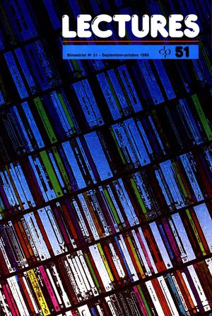 Lectures, 51, septembre - octobre 1989