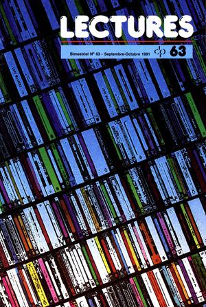 Lectures, 63, septembre - octobre 1991