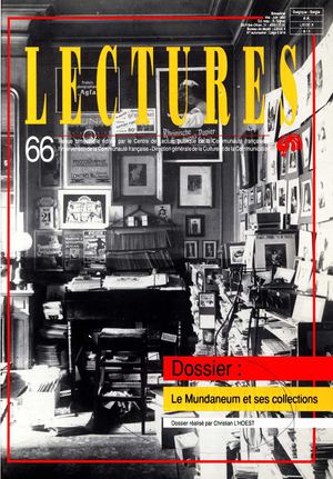 Lectures, 66, mai - juin 1992