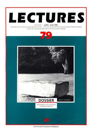 Lectures, 79, juillet - août 1994