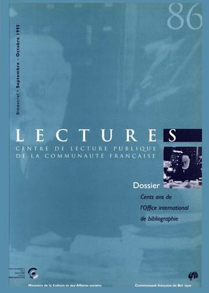 Lectures, 86, septembre - octobre 1995