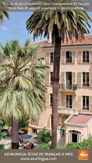 Brochure de l'école Azurlingua Nice 2012