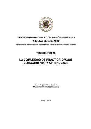 Comunidades de Práctica Virtual