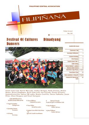 PCA Newsletter 1st Issue 2011