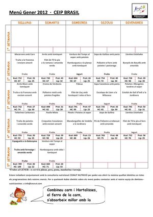 NOU MENU GENER 2012 BRASIL