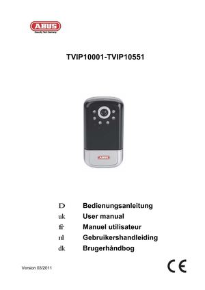 TVIP10001 Überwachungskamera Anleitung