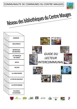 Plaquette du réseau des bibliothèques du Centre Mauges