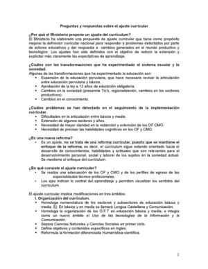 Ajuste Curricular Matematica