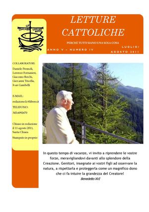 Letture Cattoliche - Luglio/Agosto 2011