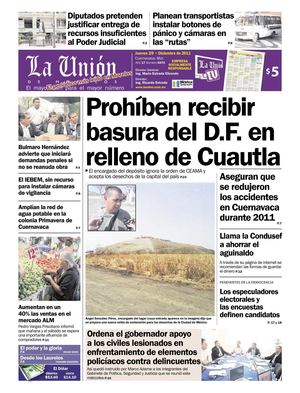 La Unión de Morelos 29 Diciembre 2011