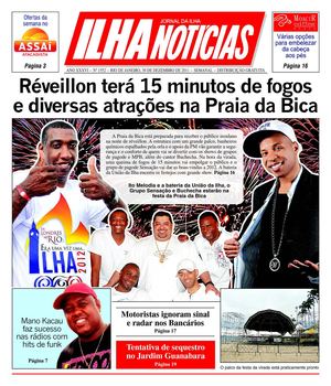Jornal Ilha Notícias - Edição 1552 - 30/12/2011