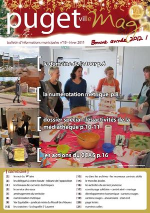 Bulletin municipal n°15 - Puget-Ville