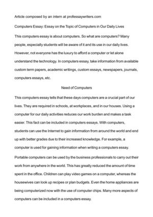 Реферат: Computers Details Essay Research Paper Computers are