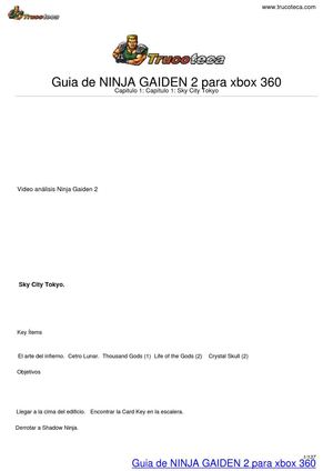 Guia Ninja Gaiden
